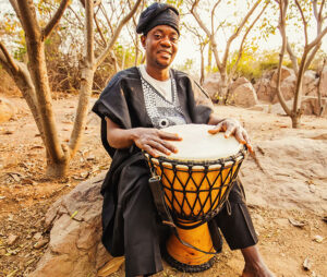 Djembe Musician In Africa 650w